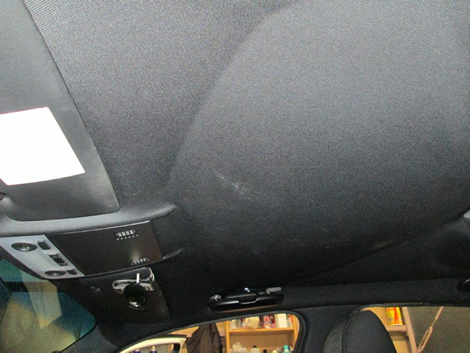 BMW「1シリーズ」の天井張り替え（浮いてきた）｜愛知県名古屋市S様のお車の内装修理